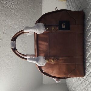 New Frye Lucy Domed Satchel